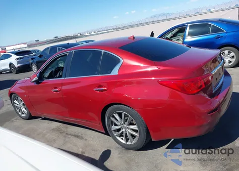 2014 Infiniti Q50 Premium from USA, damaged, VIN JN1BV7AP5EM676316